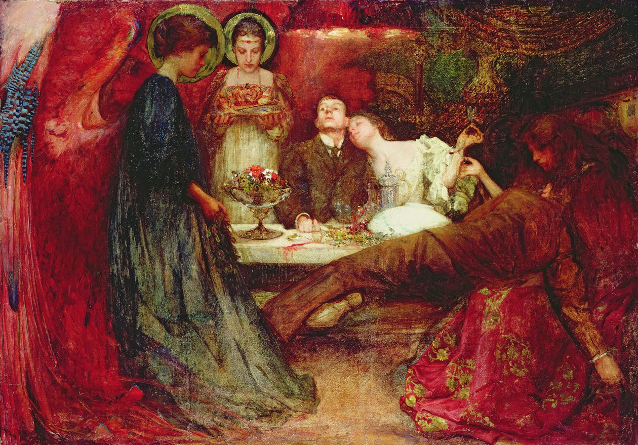"Co je to mně a vám, kteří zhluboka pijete víno?" od Charles Sims