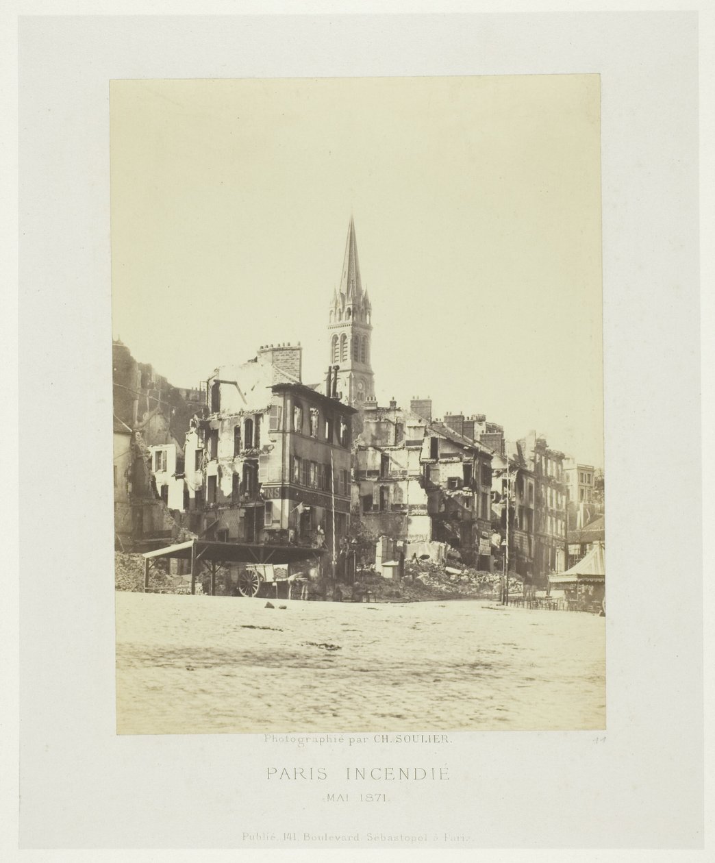Paris Fire (Saint-Cloud Square) od Charles Soulier