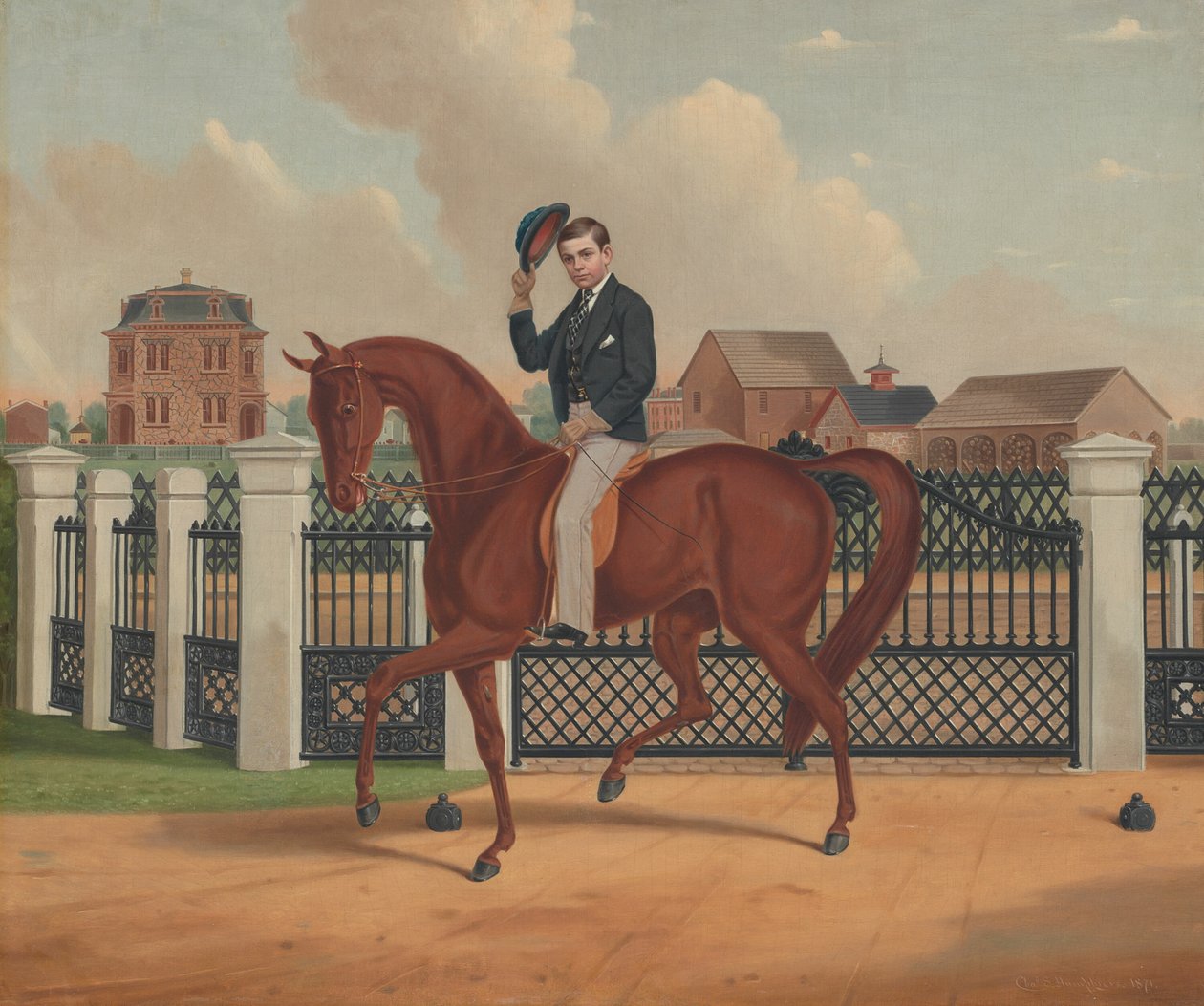 George Franklin Archer a rezidence Archer od Charles Spencer Humphreys