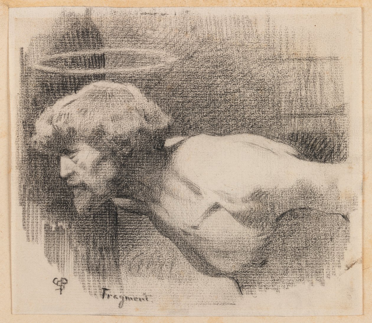 Dekapitace svatého Jana Křtitele, kolem roku 1881 (uhl na papíře) od Charles Sprague Pearce