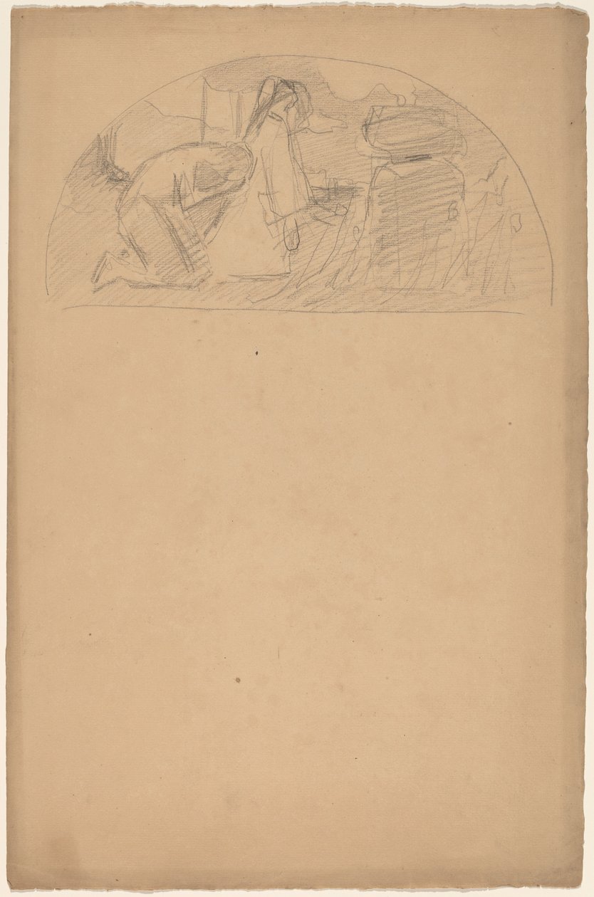 Studium pro Lunetu od Charles Sprague Pearce