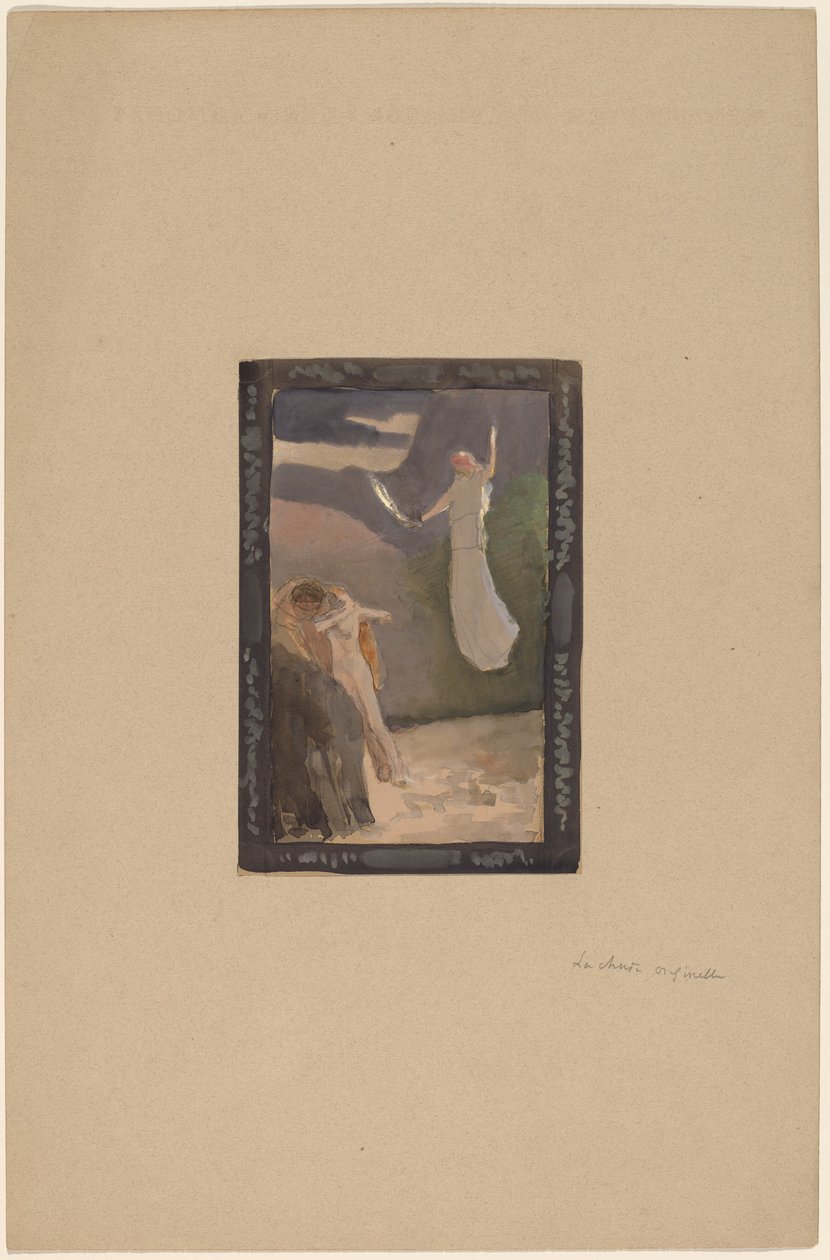 Studie pro panel od Charles Sprague Pearce
