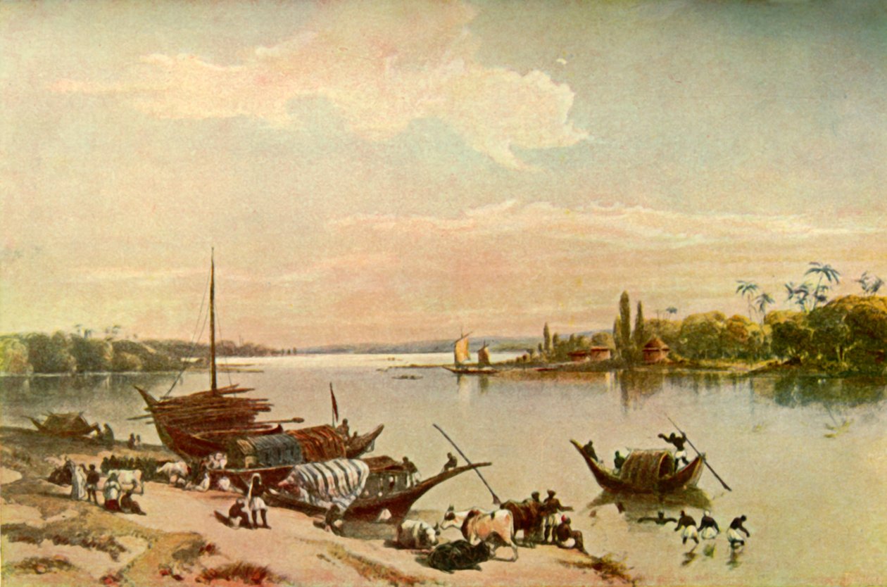 Barrackpur – Na Ganze u Kalkaty, 40. léta 19. století, 1901. od Charles Stewart Hardinge