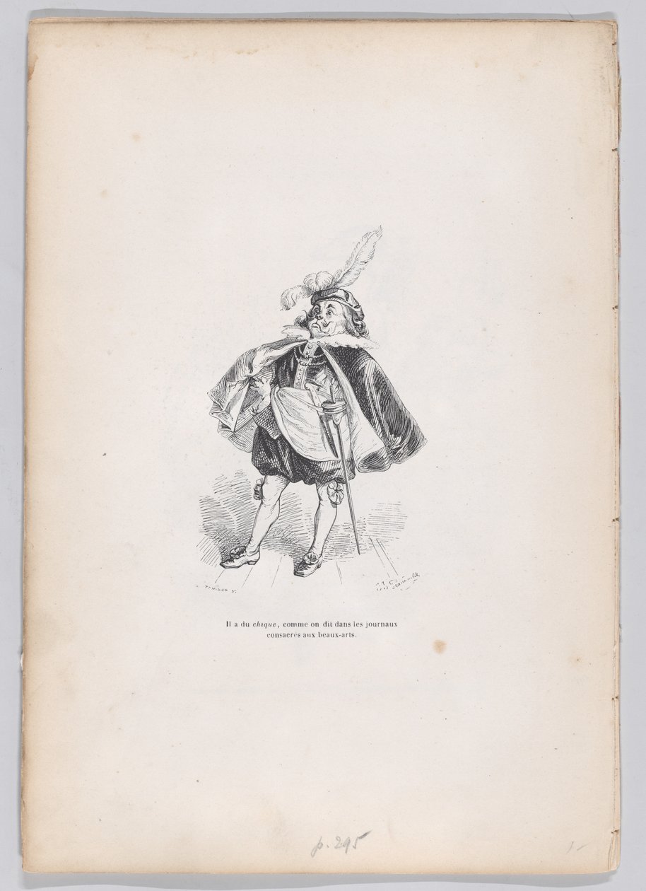 Každý z nich má, jak se říká v časopisech věnovaných výtvarnému umění ze Scen..., ca. 1837-47. od Charles Tamisier