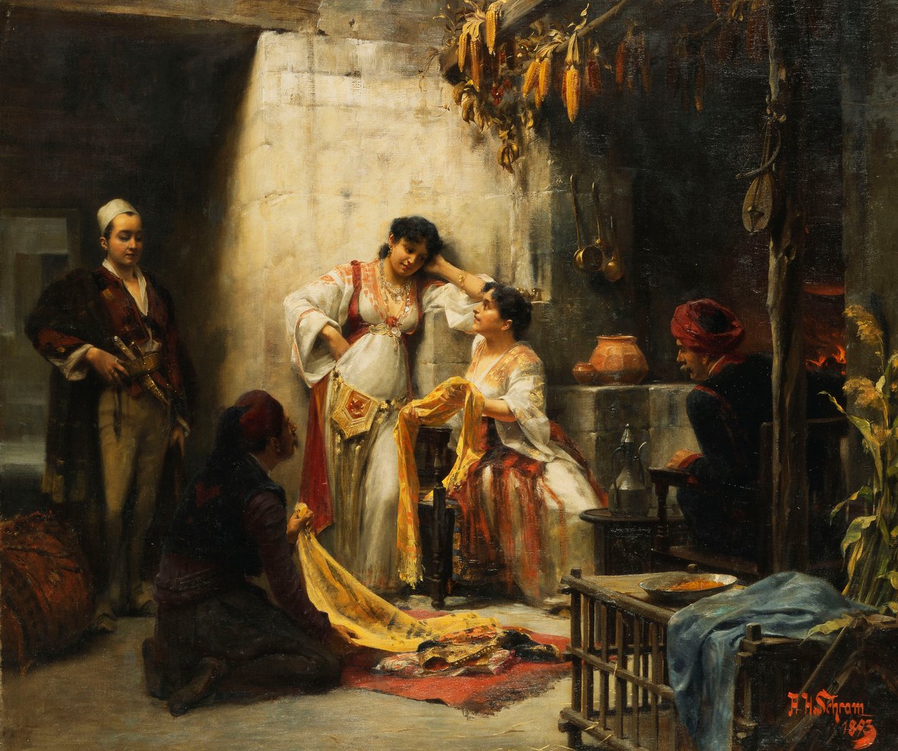 Jeruzalém – pobřeží Jaffe Gate, od Charles Theodore Frere