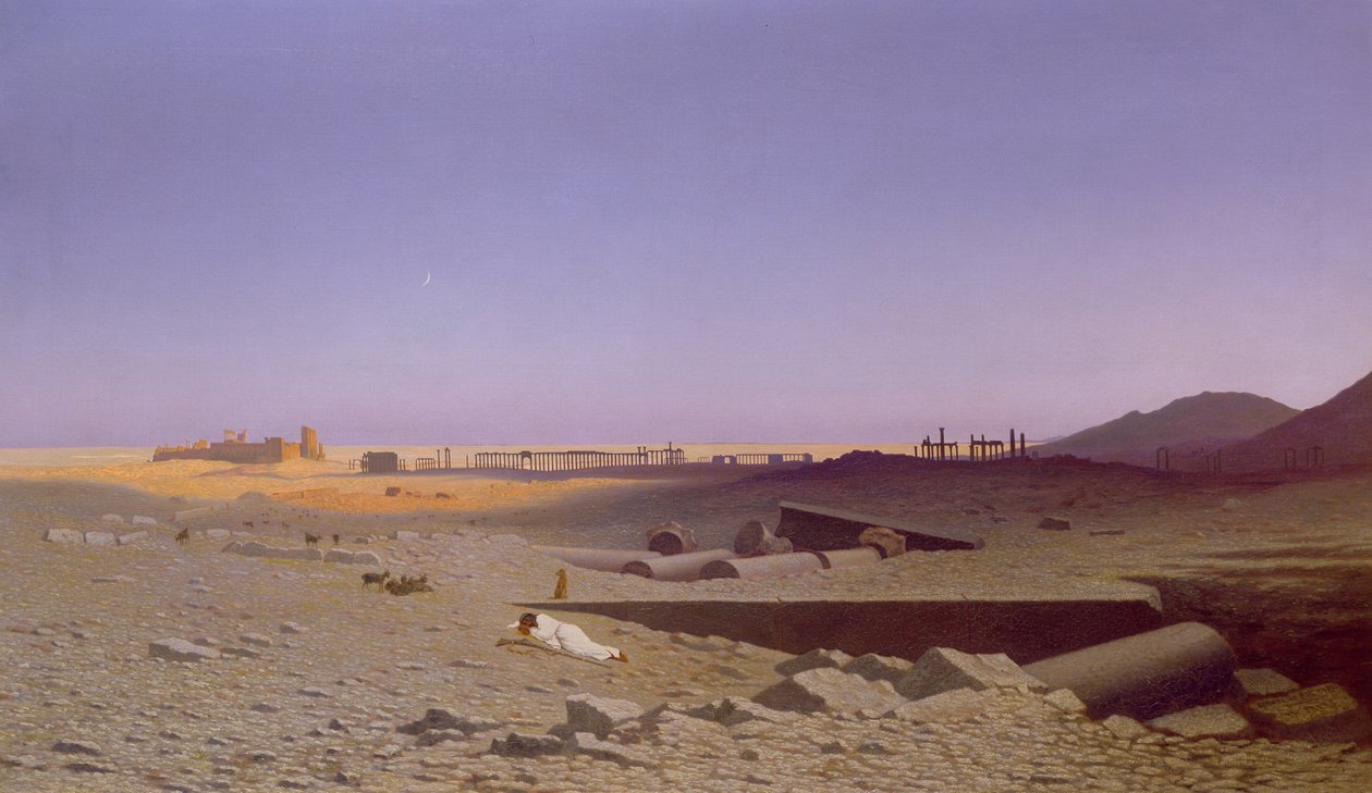 Ruiny Palmýry, 1839 od Charles Theodore Frere