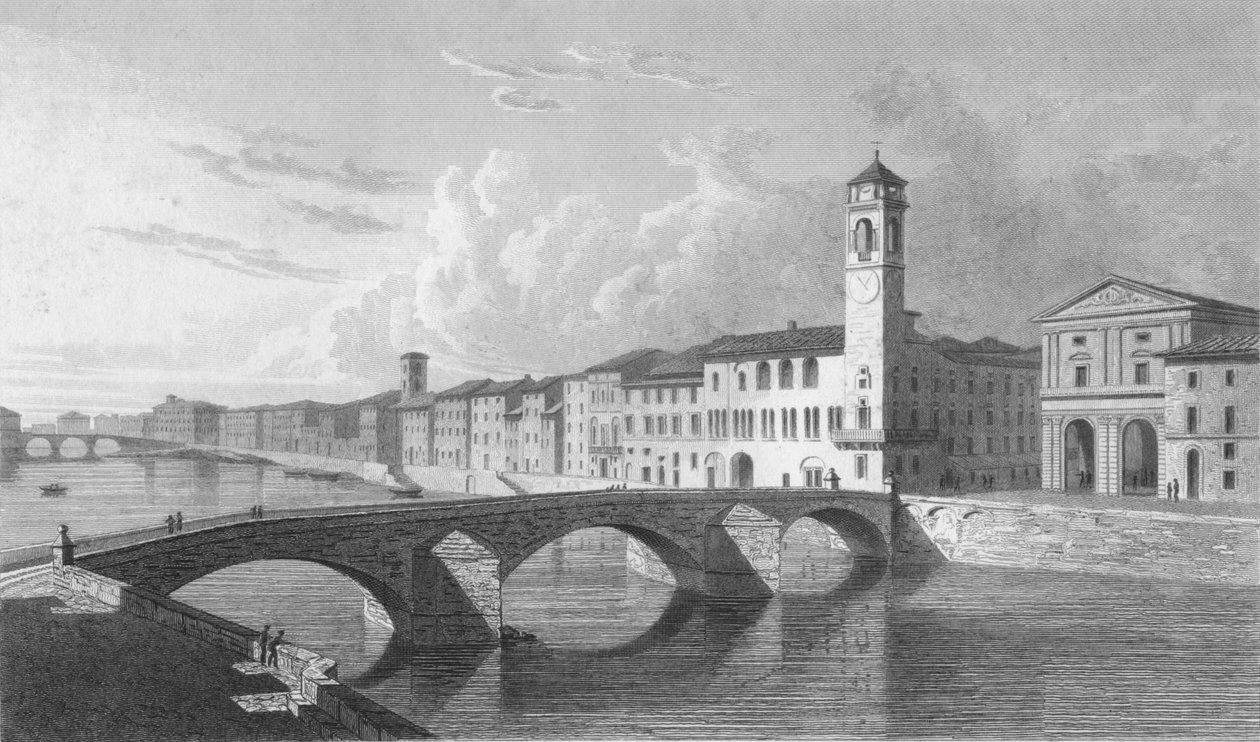 Pisa, 1818. od Charles Theodosius Heath