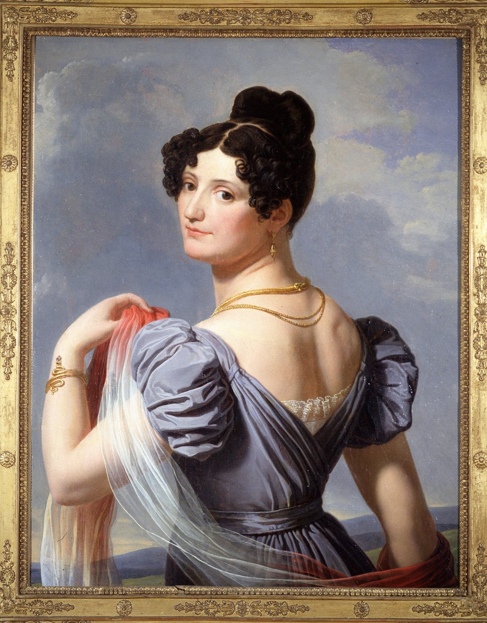 Portrét Anne Boutetové, známé jako Mademoiselle Mars (1779 - 1847), francouzské herečky. Obraz Charlese Thévenina, poprvé vystaven na Všeobecné výstavě v roce 1900. od Charles Thevenin