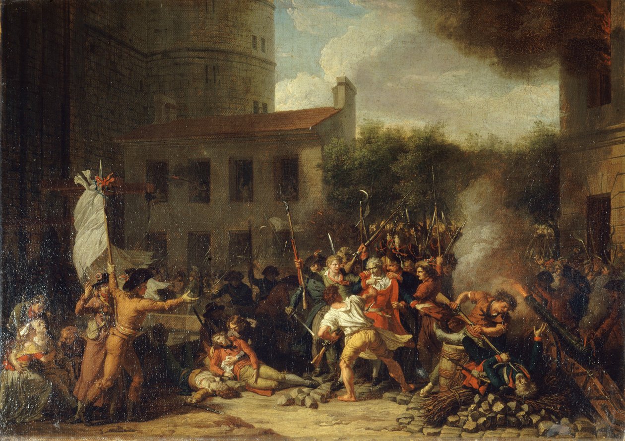 Útok na Bastille dne 14. července 1789, c. 1793. od Charles Thevenin