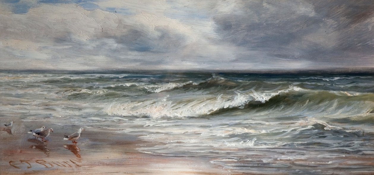 Mořské vlny, 1880. od Charles Thomas Burt