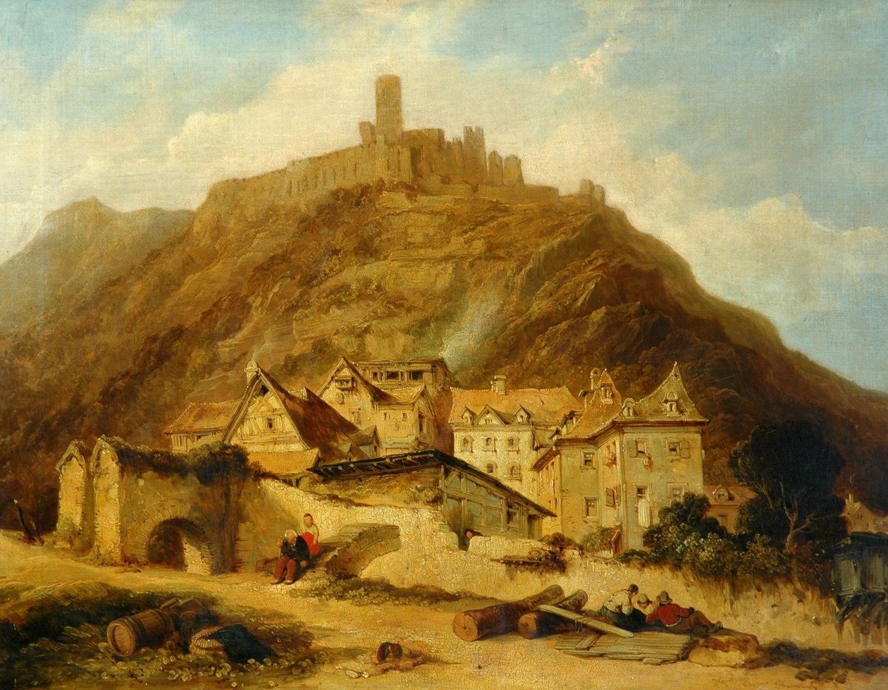 St Goar na Rýně od Charles Tomkins