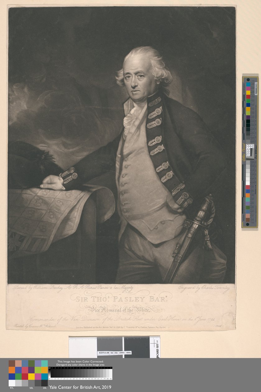 Sir Thomas Pasley od Charles Townley
