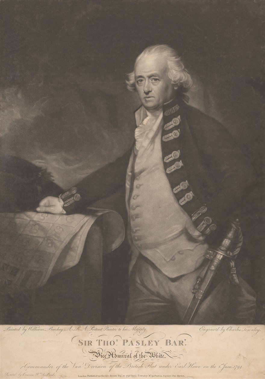 Sir Thomas Pasley od Charles Townley