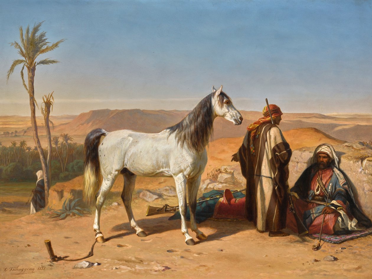 Arab v poušti od Charles Tschaggeny