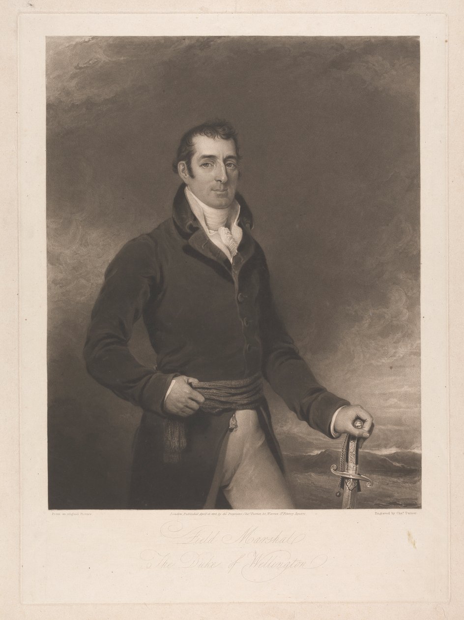 Polní maršál, vévoda z Wellingtonu od Charles Turner