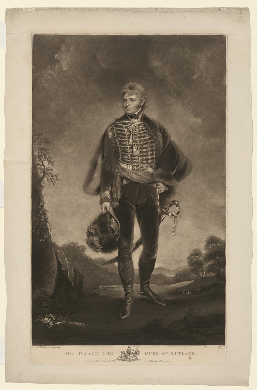 Jeho Milost vévoda z Rutlandu od Charles Turner