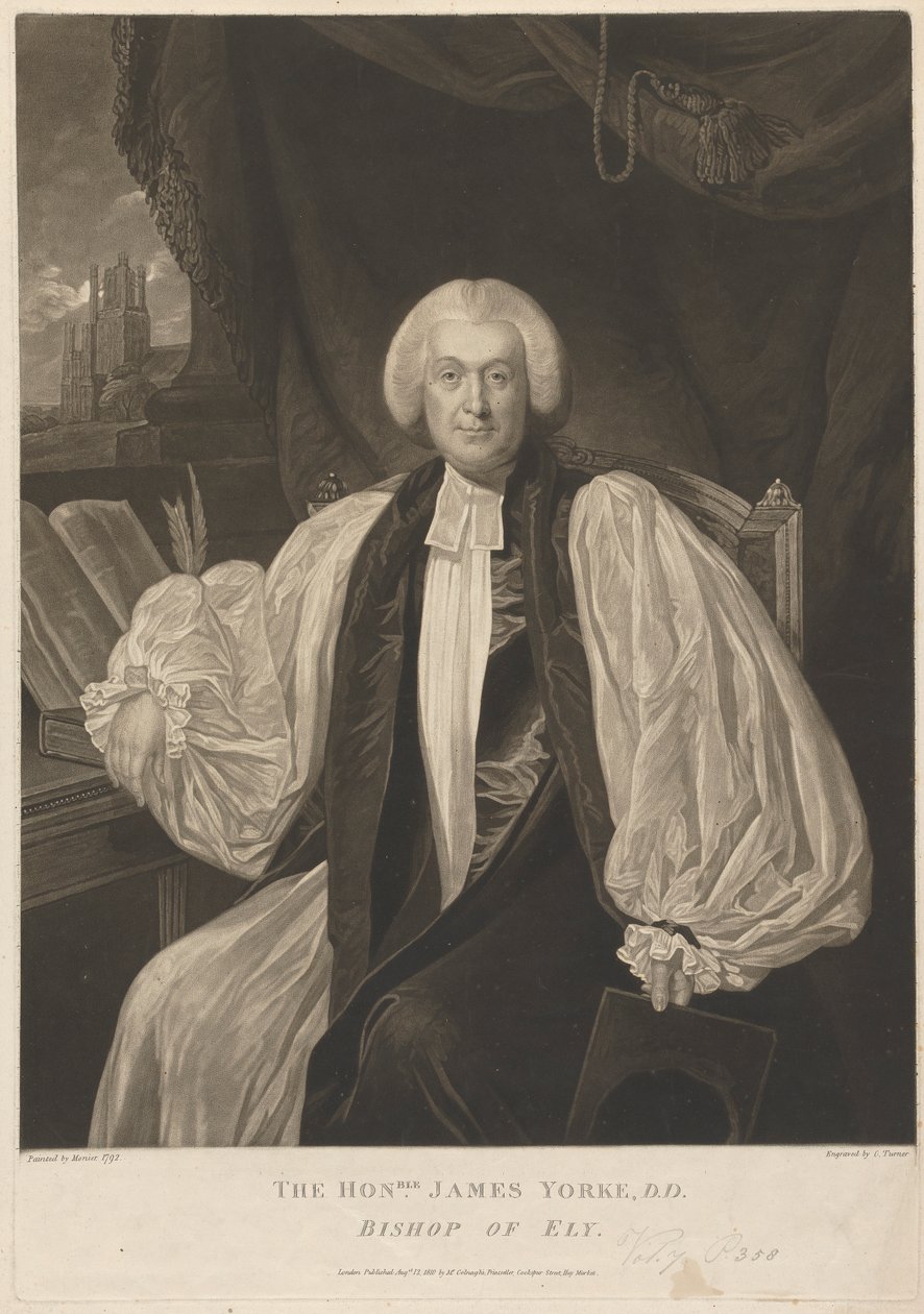 Honzo James Yorke, biskup z Ely od Charles Turner