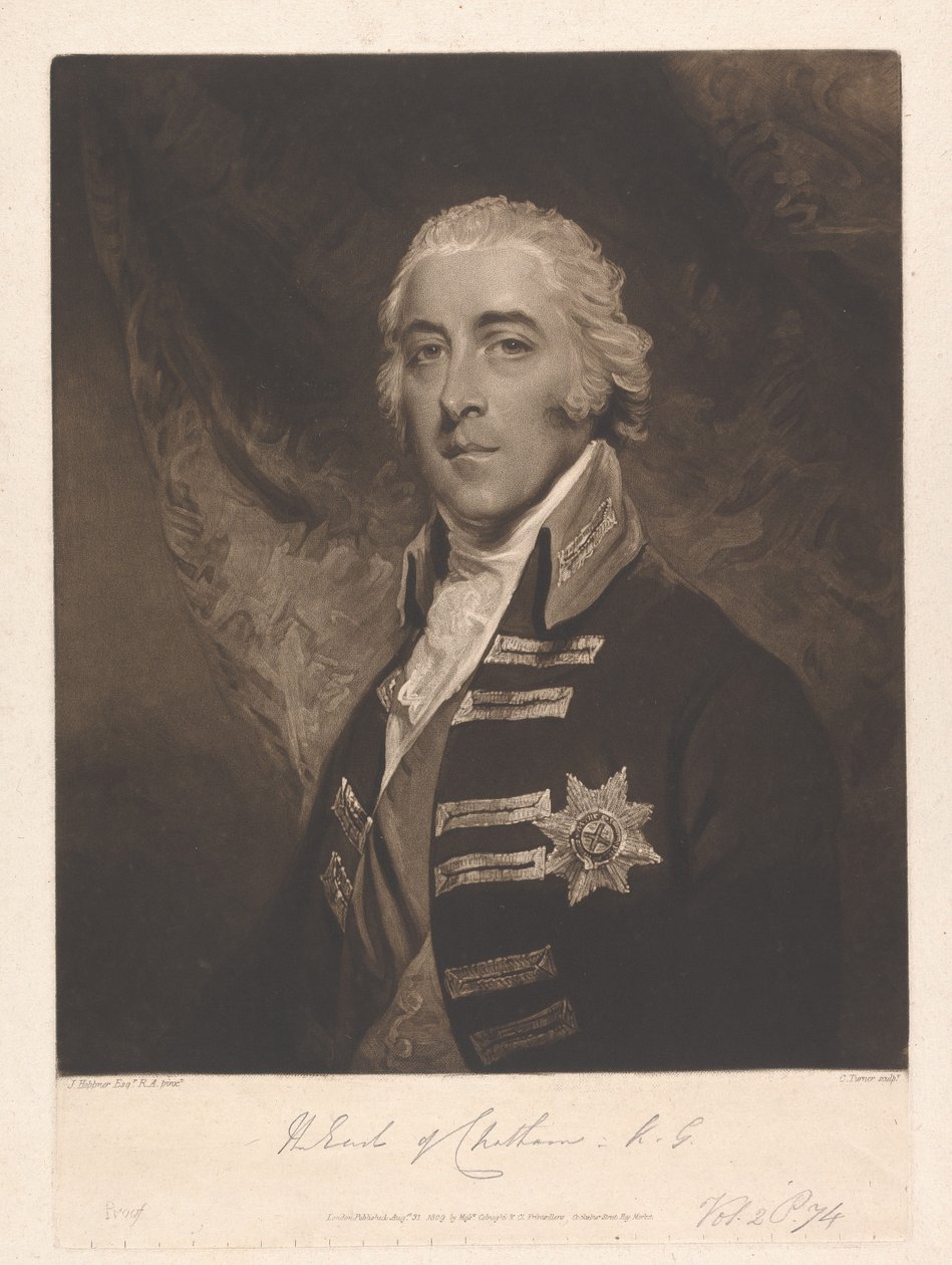 John Pitt, 2. hrabě z Chathamu od Charles Turner