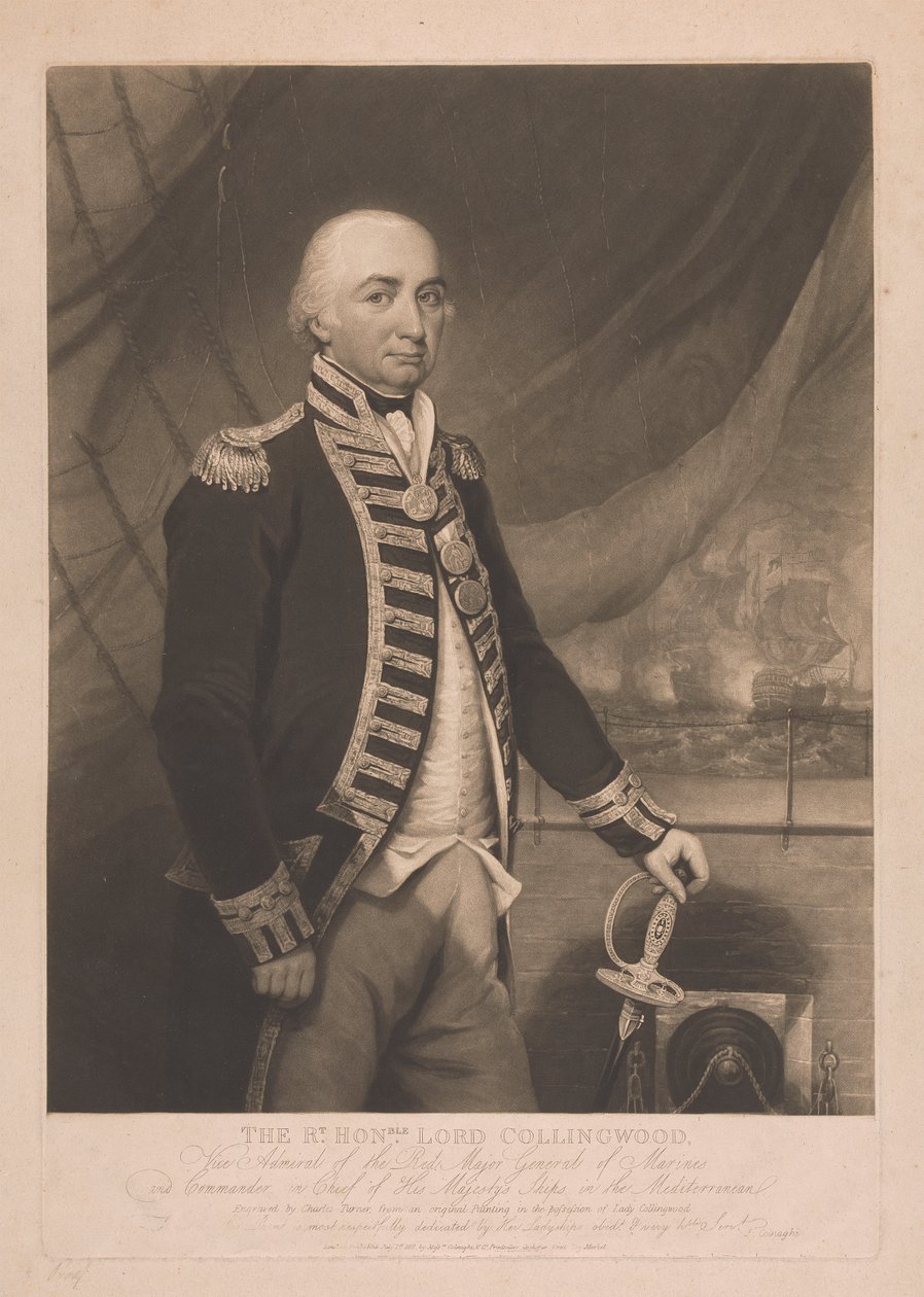 Lord Collingwood od Charles Turner