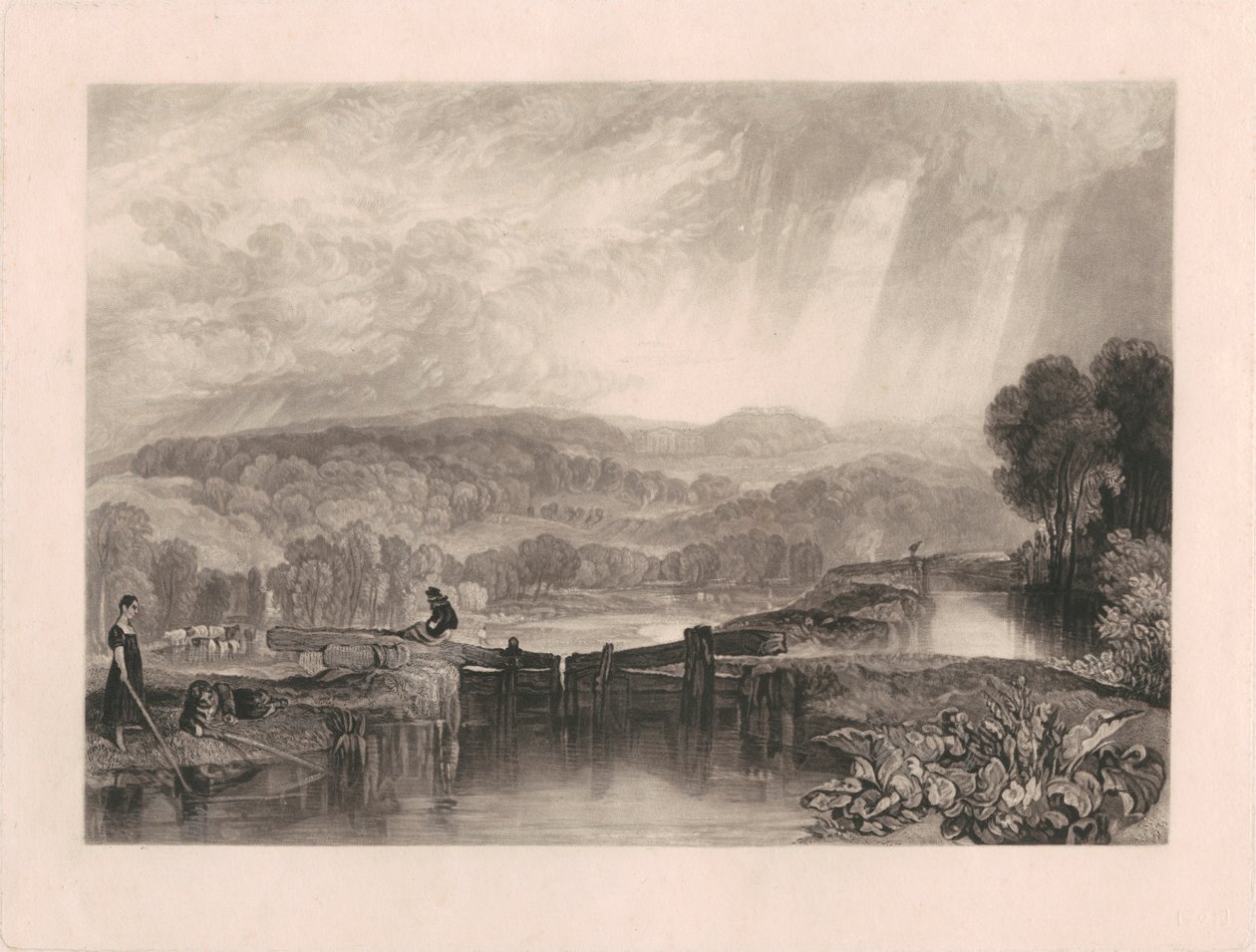 Více Park z Rivers of England od Charles Turner