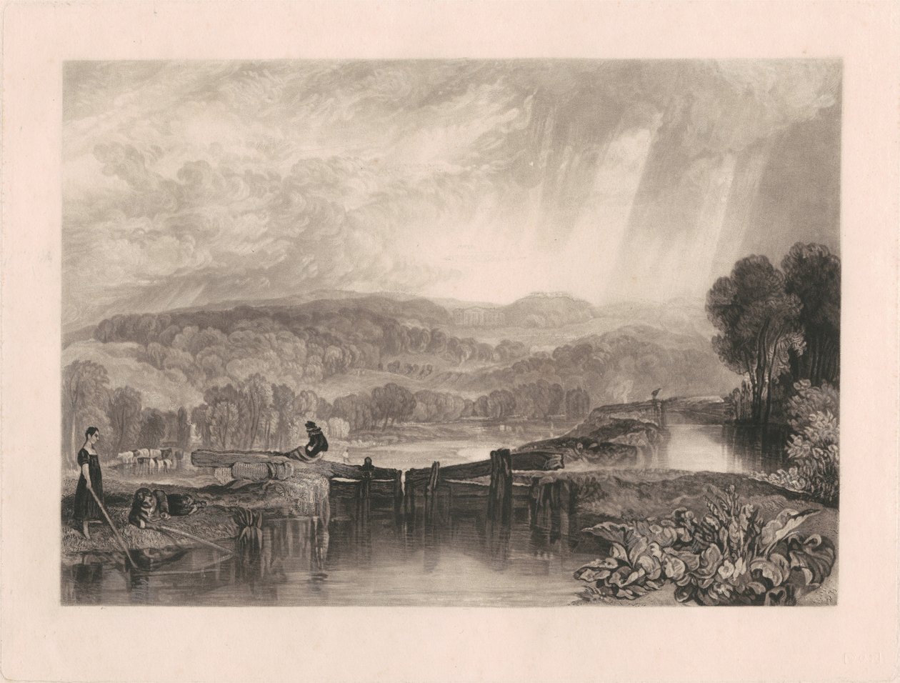 Více Park z Rivers of England od Charles Turner