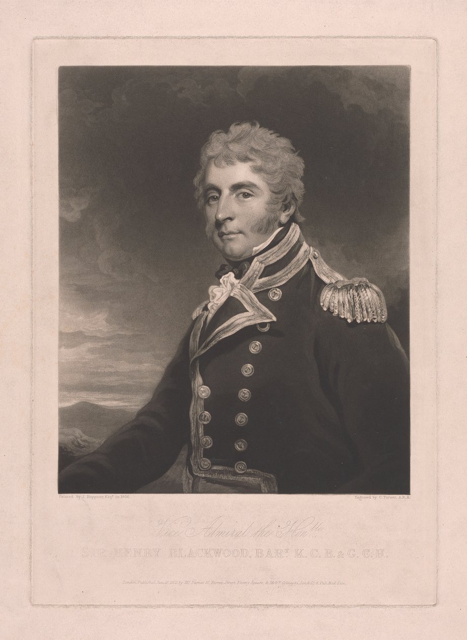 Sir Henry Blackwood od Charles Turner