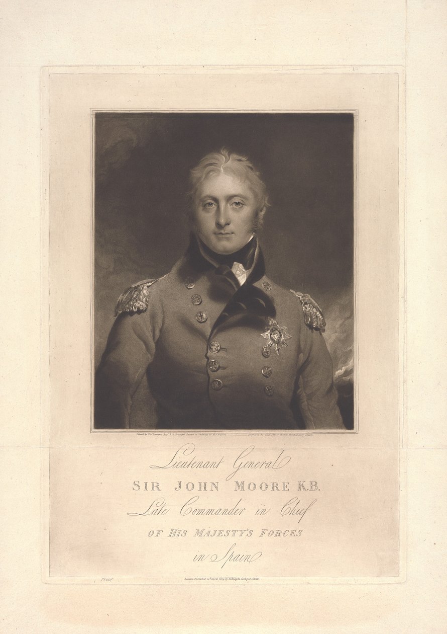 Sir John Moore od Charles Turner