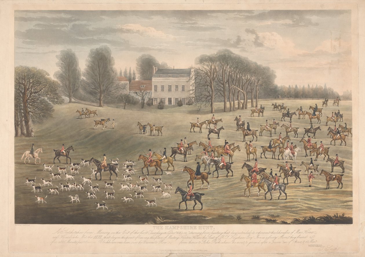 Hampshirský lov od Charles Turner