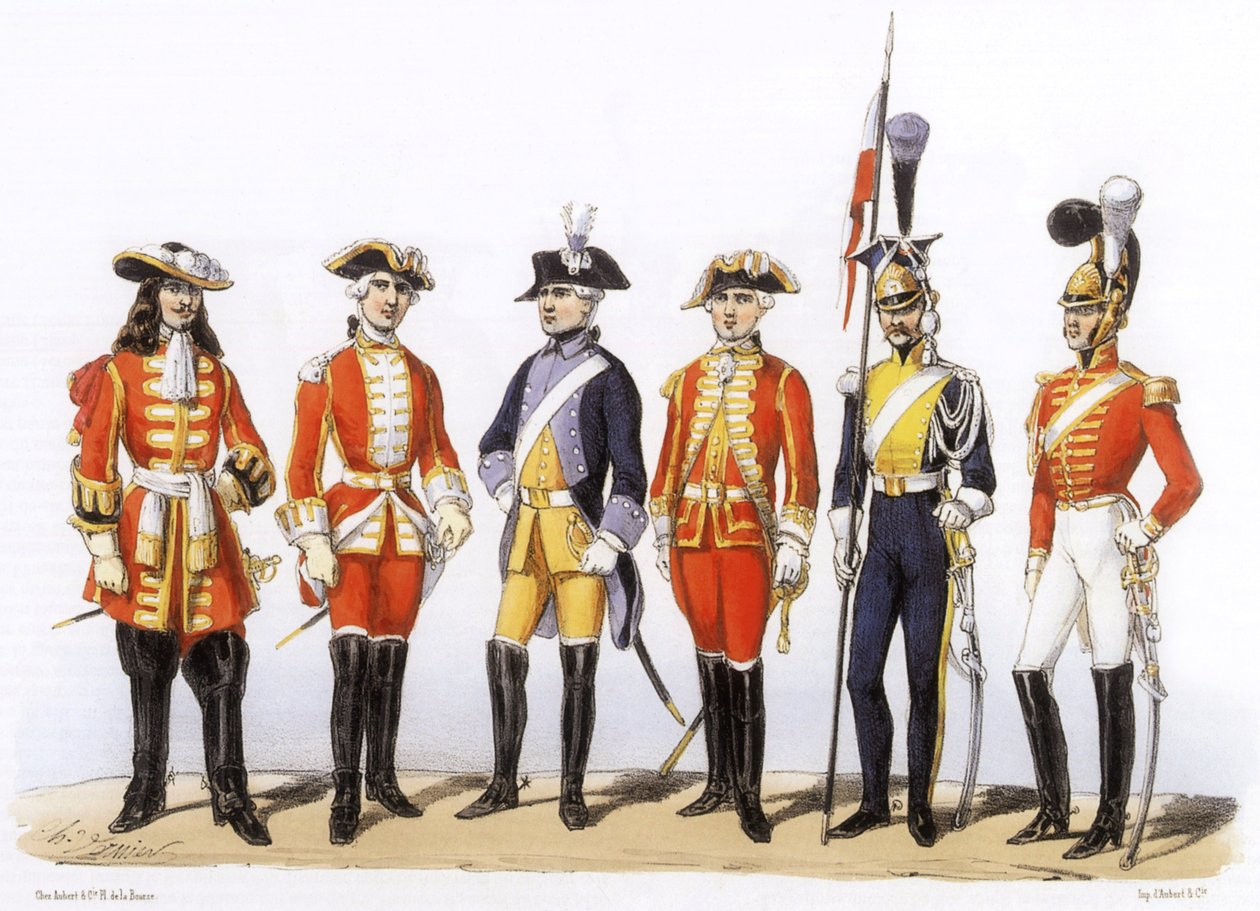 Ranskan armeijan univormut: Light-Hevoset od Charles Vernier