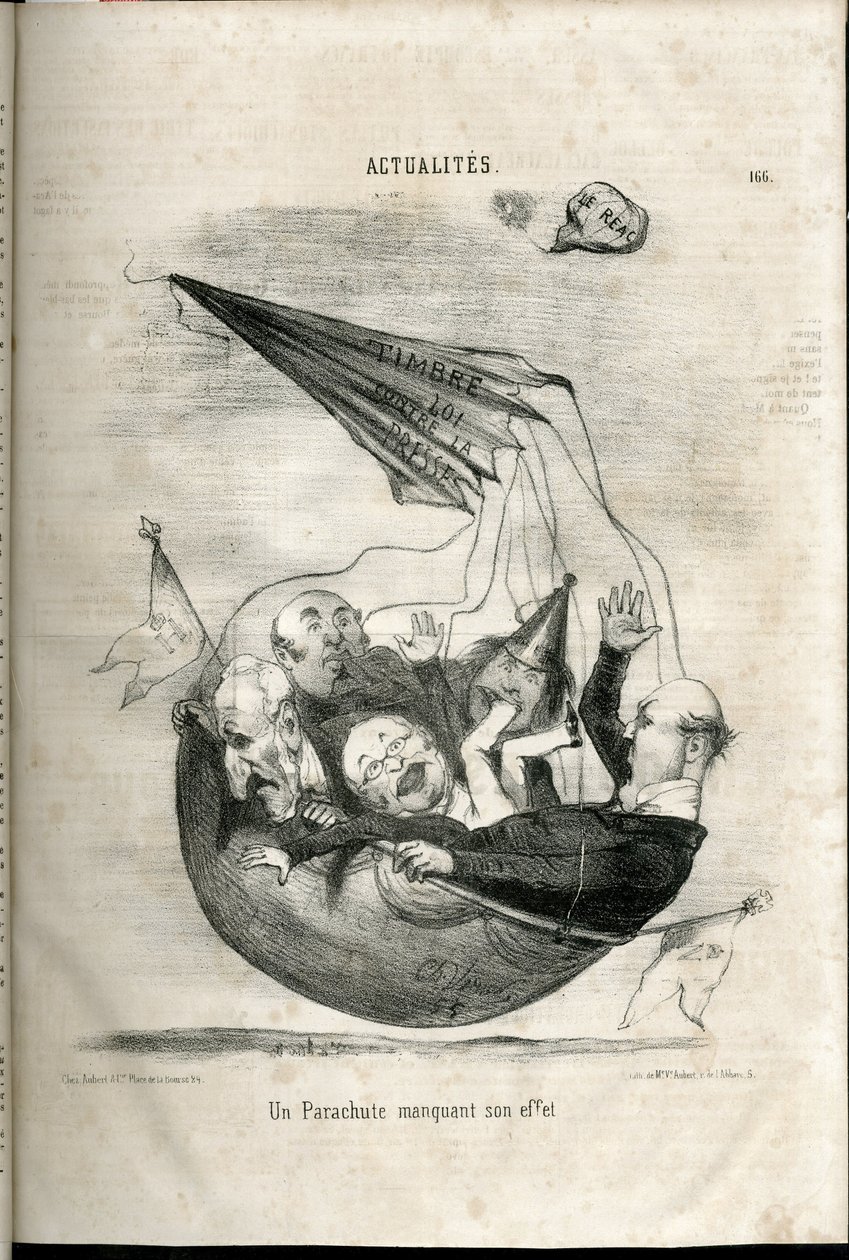 Ilustrace Charles Vernier (? -1887) v Le Charivari od Charles Vernier