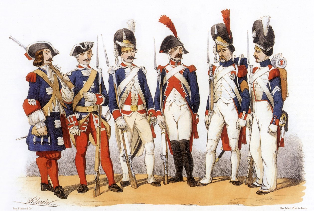 Uniformy francouzské armády: Speciální sbor: 17.-18. a 19. století od Charles Vernier