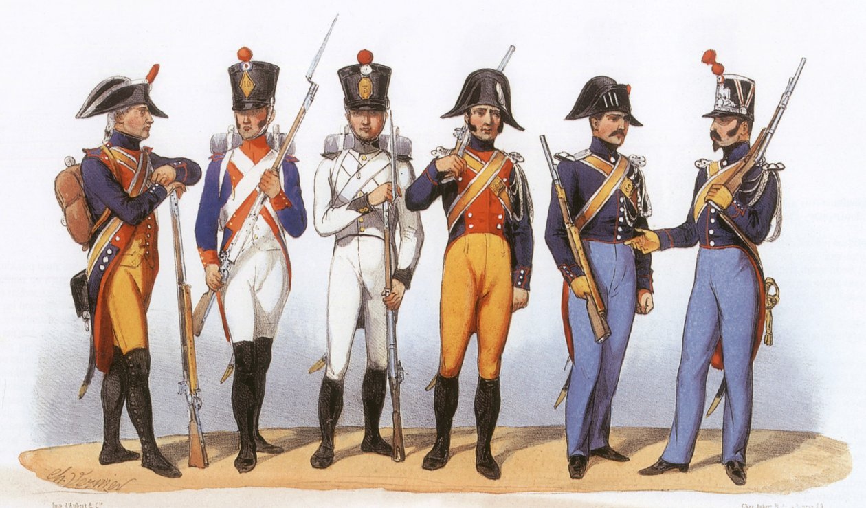 Uniformy francouzské armády: Francouzská armáda: Četnictvo od Charles Vernier