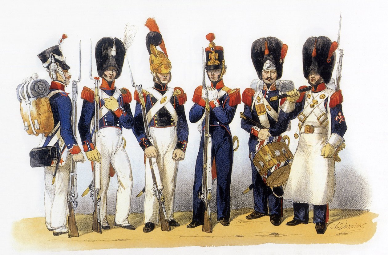 Uniformy francouzské armády: Národní garda (pěchota) od Charles Vernier