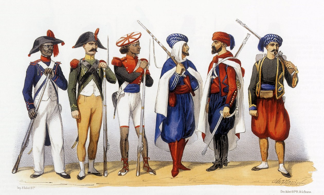 Uniformy francouzské koloniální armády od Charles Vernier