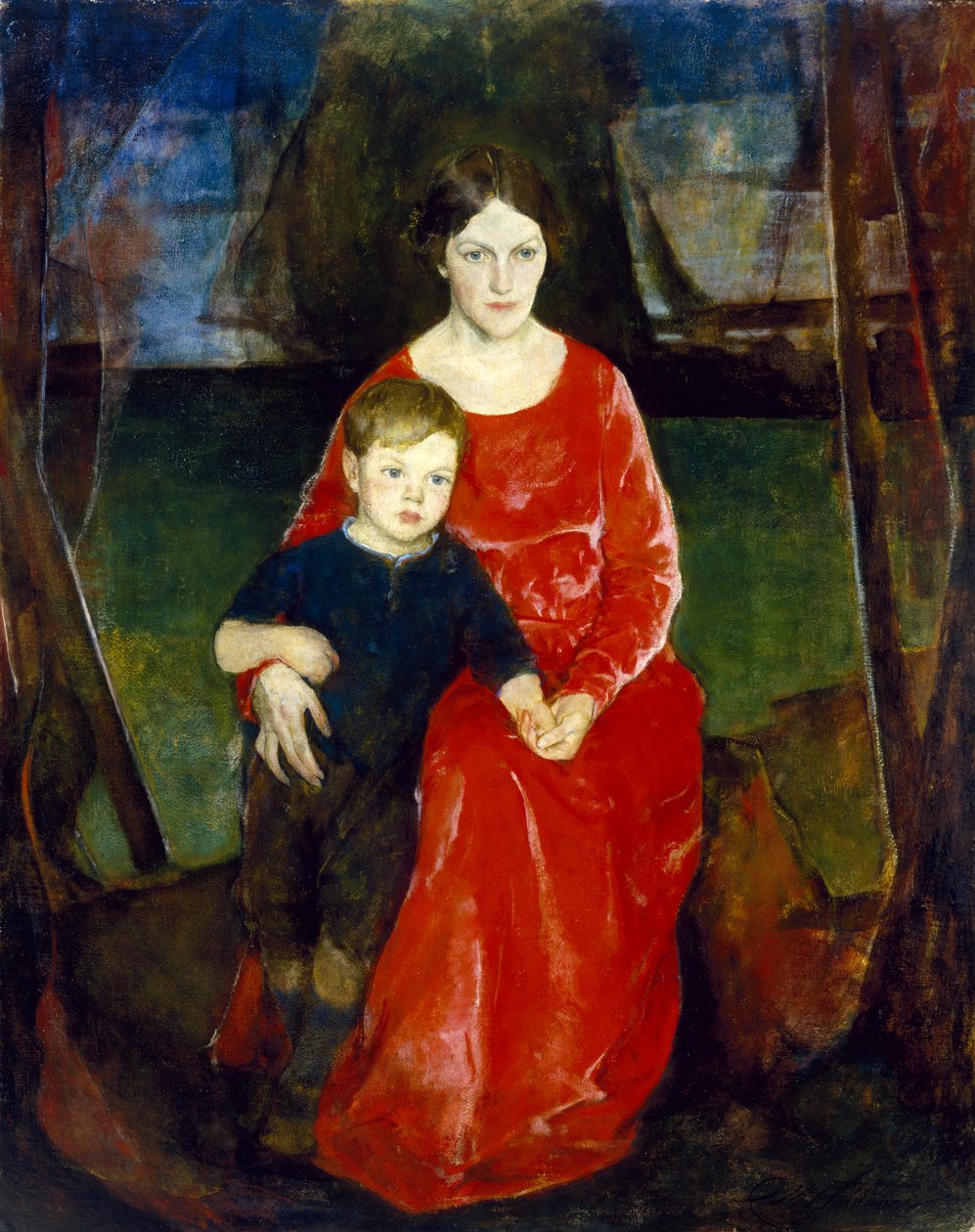 Americké mateřství, 1922 od Charles Webster Hawthorne