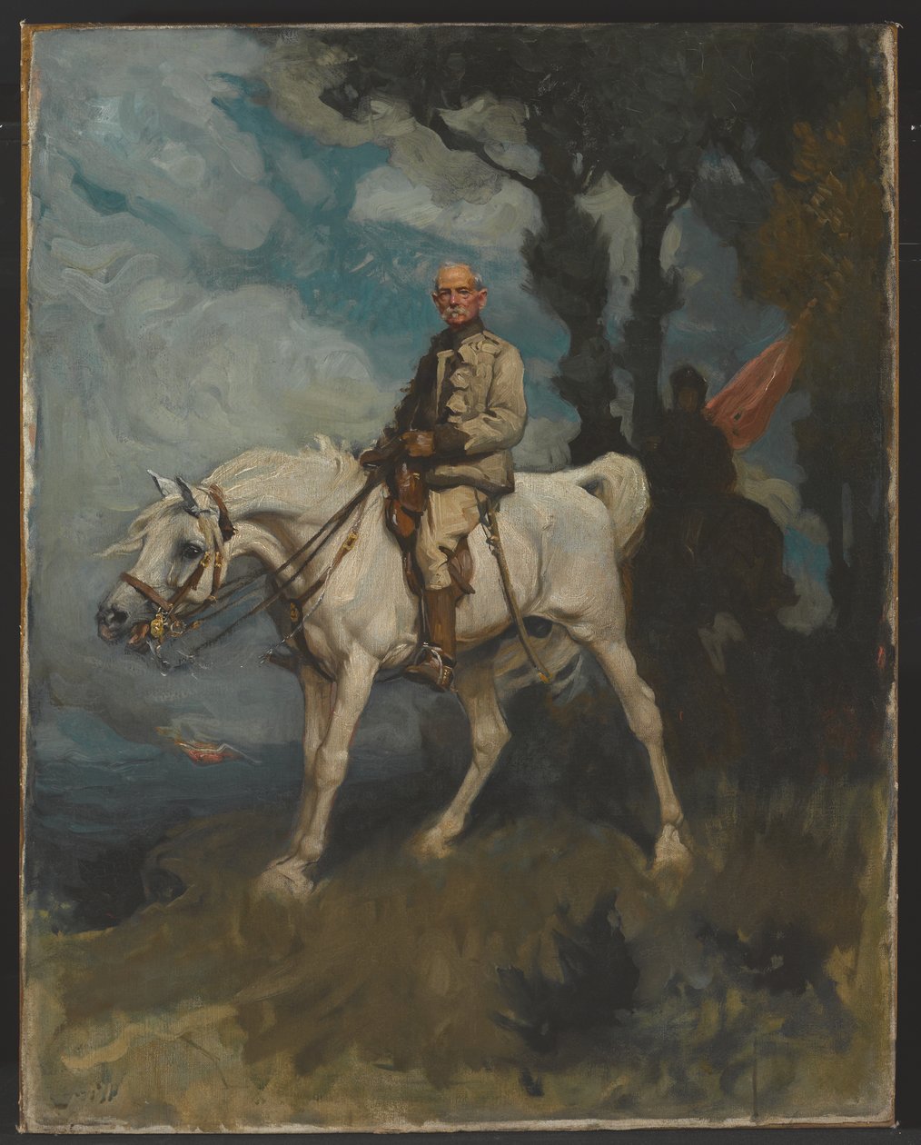 Generál Sir Frederick Sleigh Roberts na koni Vonolel, 1894 od Charles Wellington Furse