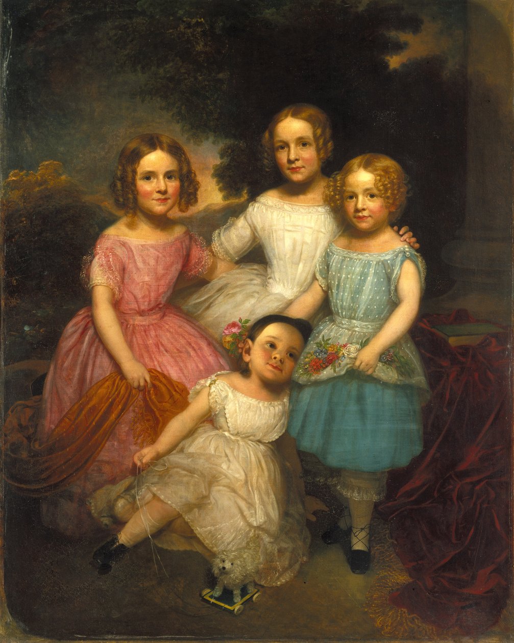 Adrian Baucker Holmes Children, kolem roku 1850 od Charles Wesley Jarvis