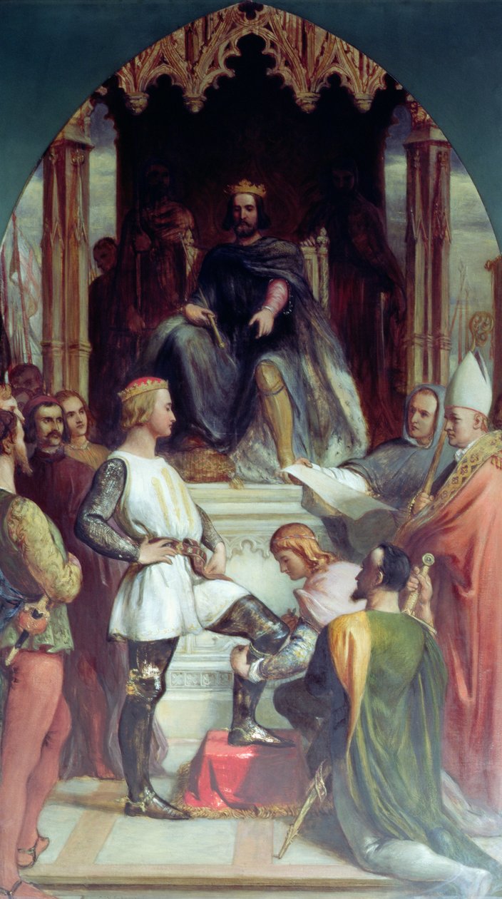 Edward Černý princ (1330-76) od Charles West Cope