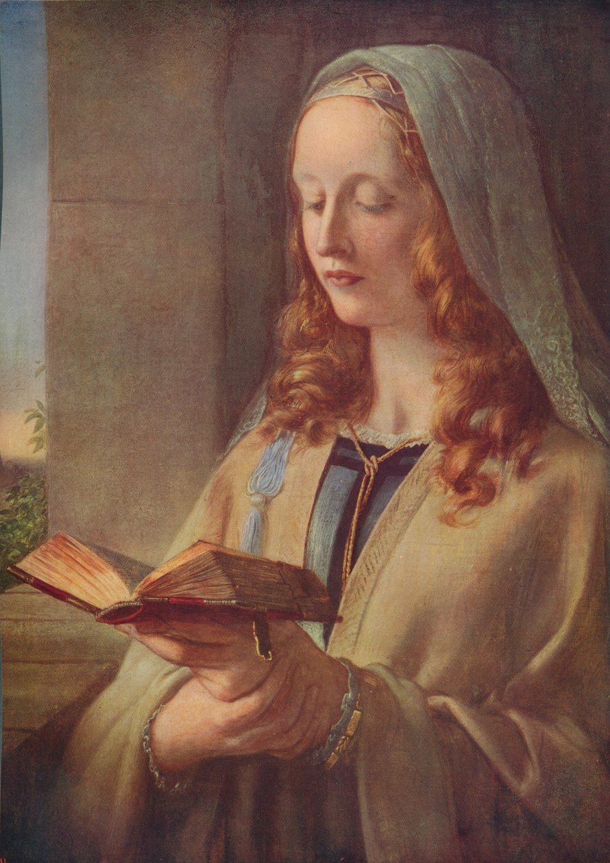 Maiden Meditation, 1847, c1915 od Charles West Cope