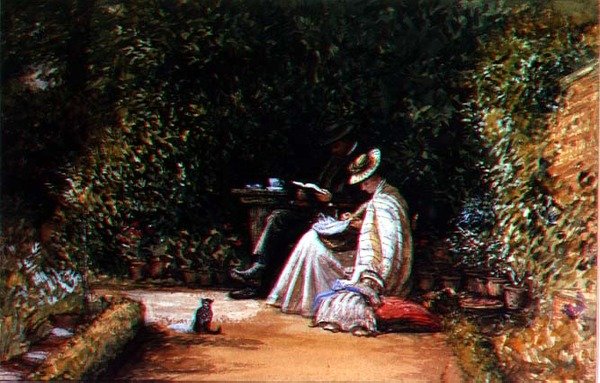 Pan a paní Auchmutzovi a jejich syn od Charles West Cope
