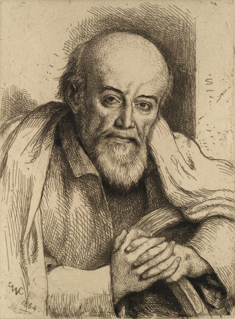 Portrét Samuela Palmera, 1884. od Charles West Cope