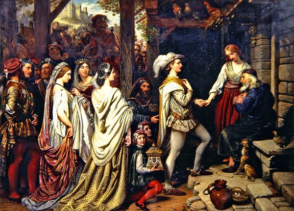 Svatba Giseldy (olej na plátně) od Charles West Cope