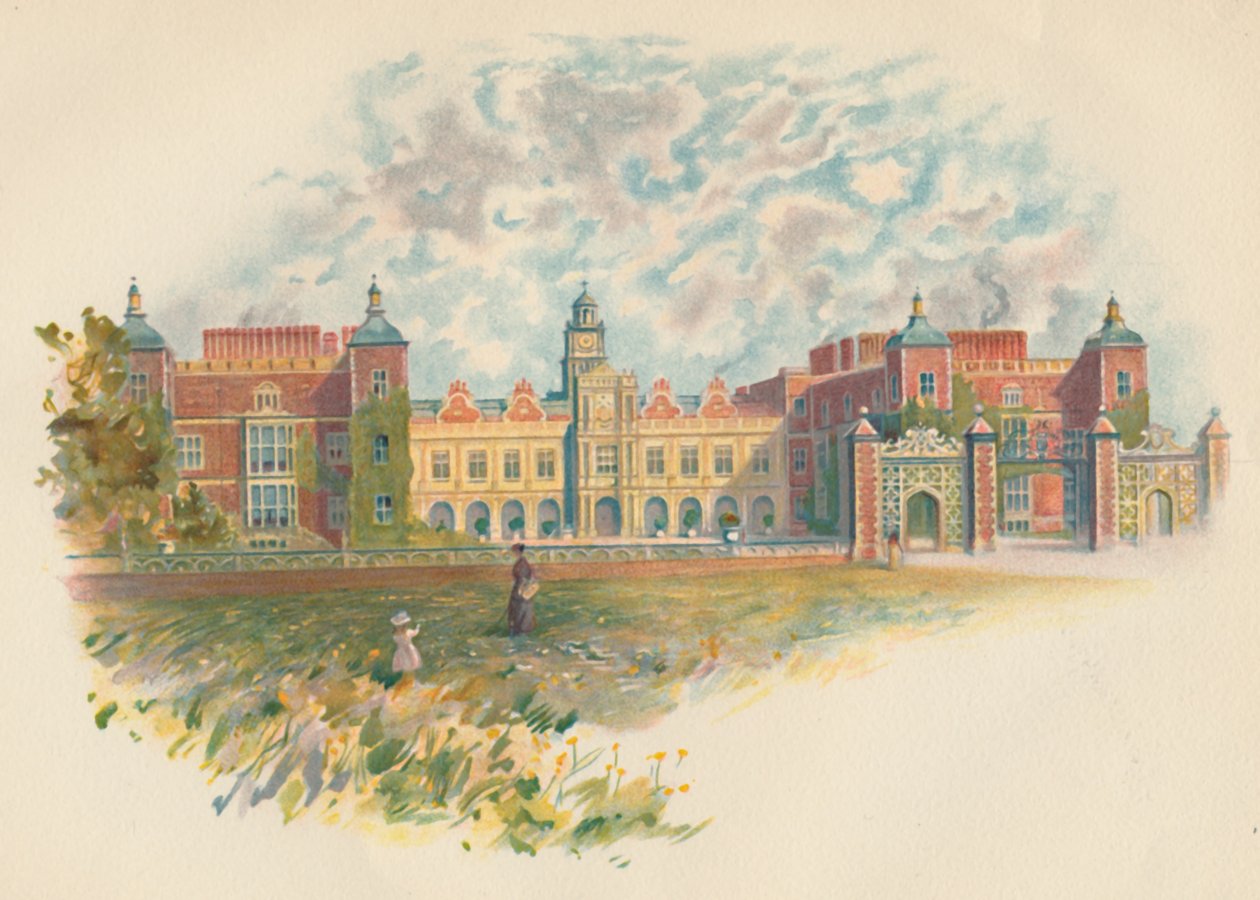 Hatfield House, Hertfordshire - South Front, c1890 od Charles Wilkinson