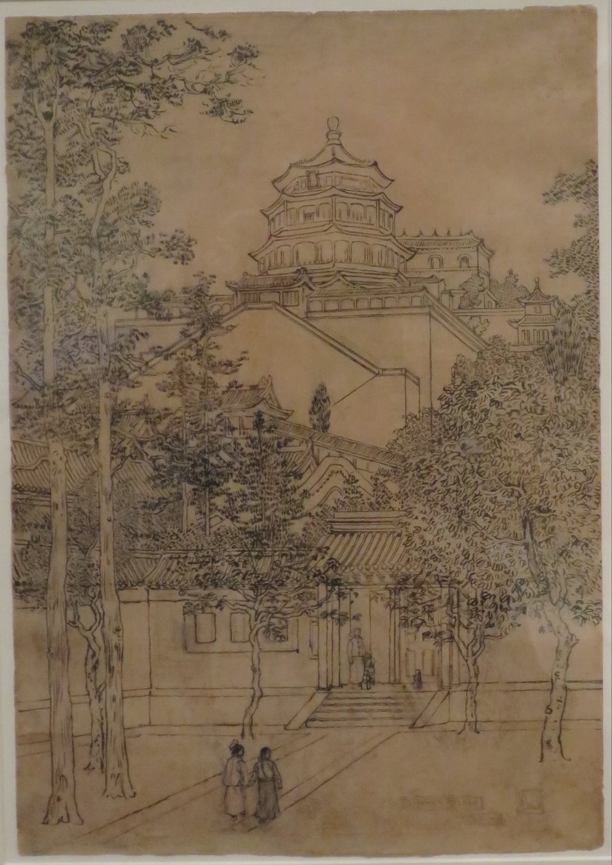 "Letní palác, Peking", Charles W. Bartlett, HMA 28114 od Charles William Bartlett