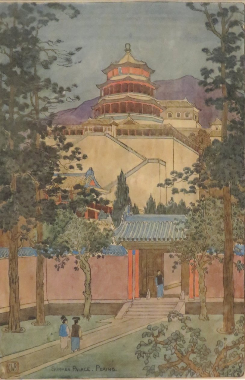 "Letní palác, Peking", Charles W. Bartlett, HMA 28530 od Charles William Bartlett
