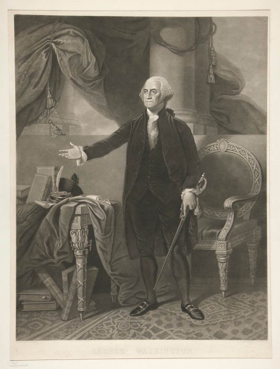 George Washington od Charles William Carter
