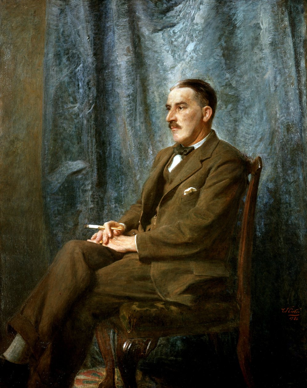 Portrét Howarda Cartera, 1924 olej na plátně od Charles William Carter
