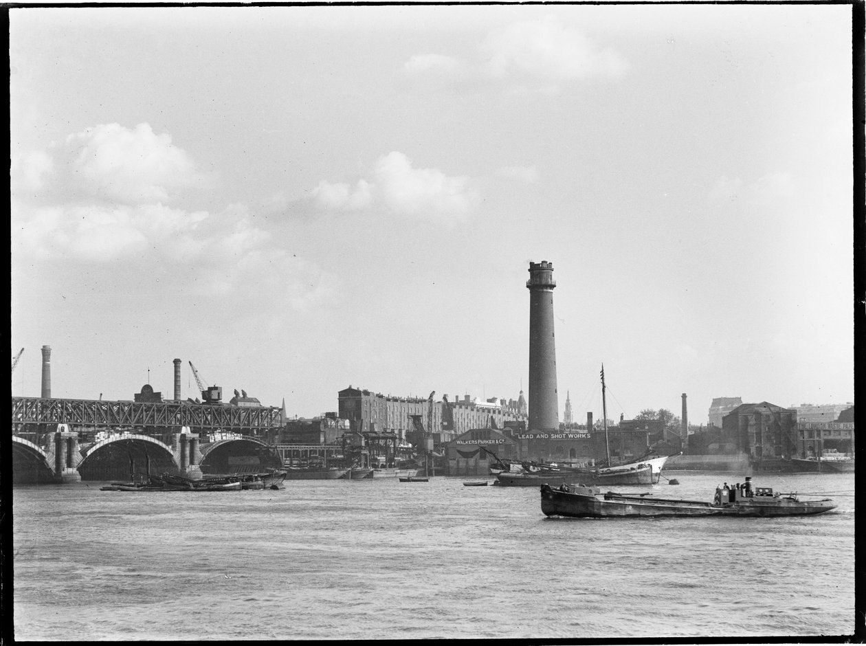 Shot Tower and Lead Works, Belvedere Road, Lambeth, Greater London Authority, 1936. od Charles William Prickett