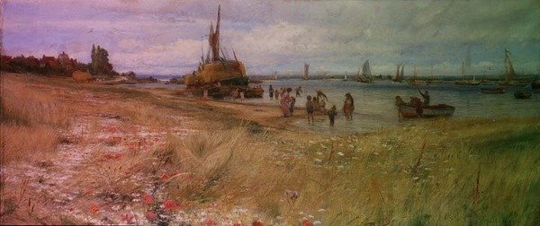 Pobřežní scéna od Charles William Wyllie