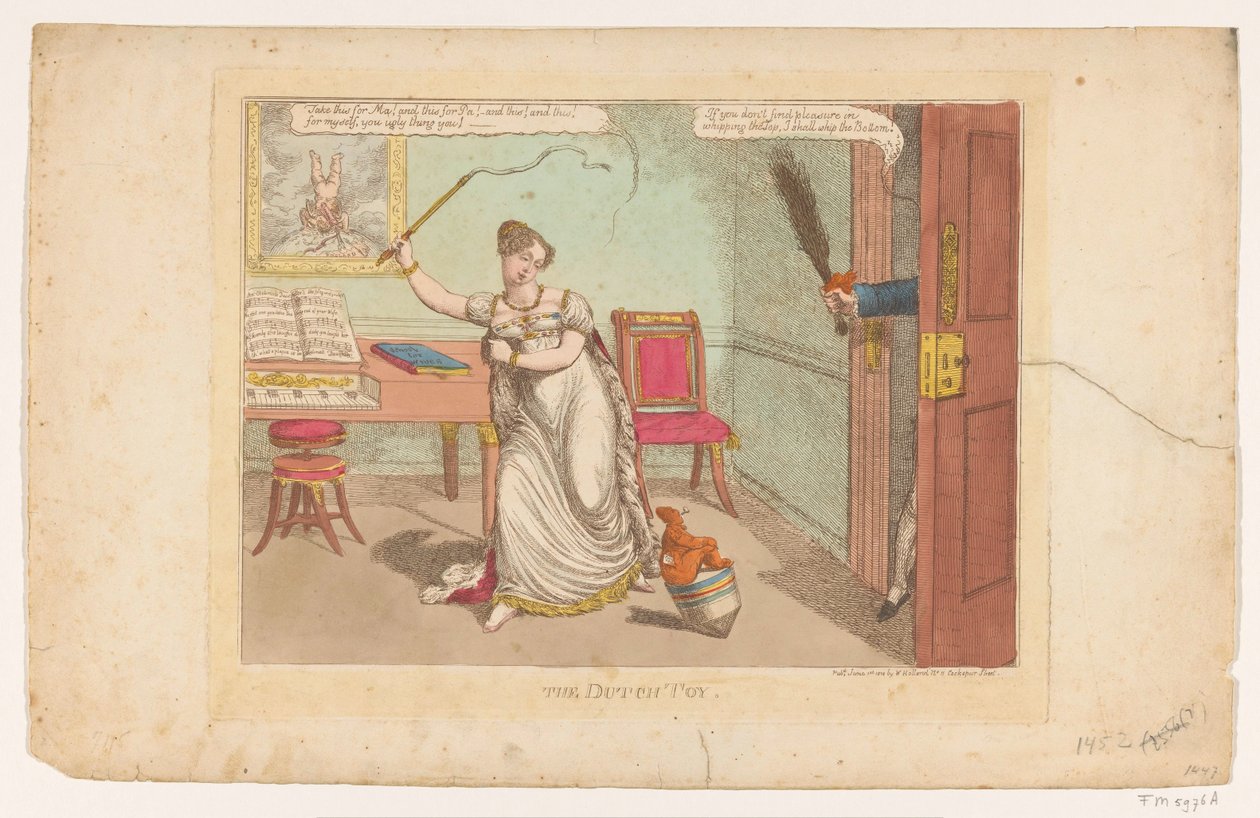 De Hollandse tol, 1814 Holandská hračka (název na předmětu) od Charles Williams